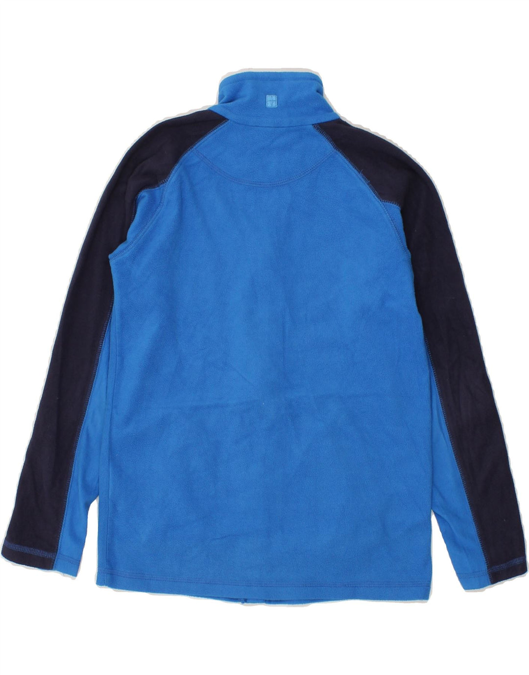MOUNTAIN WAREHOUSE Boys Fleece Jacket 9-10 Years Blue Colourblock Vintage Mountain Warehouse and Second-Hand Mountain Warehouse from Messina Hembry 