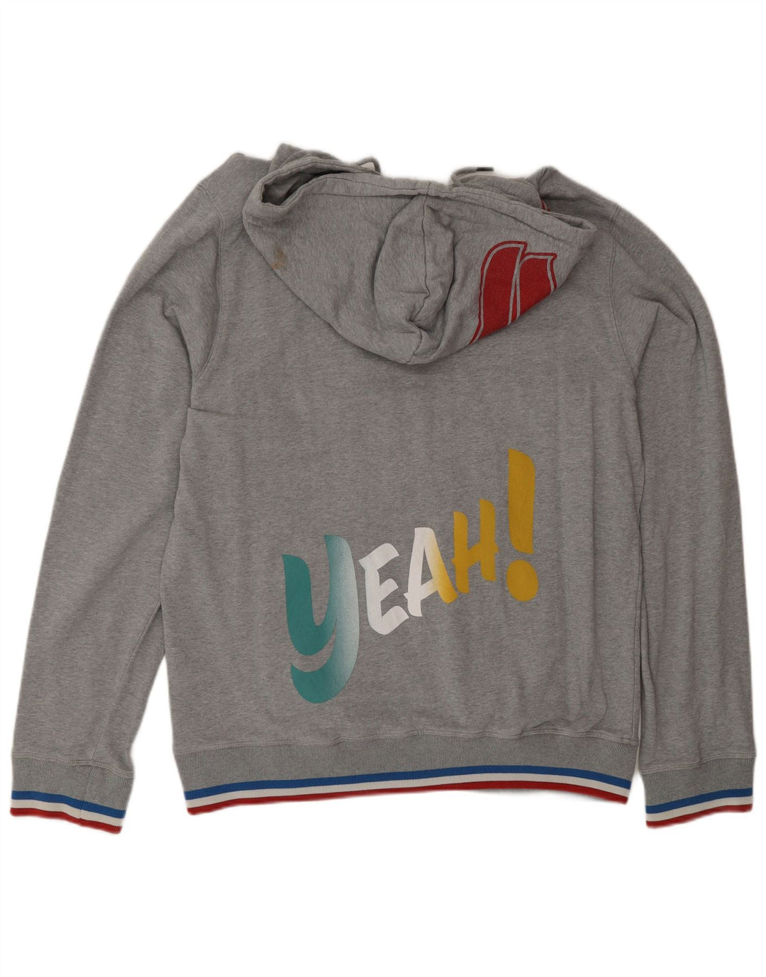 Felpa con cappuccio grafica Diesel 55DSL da uomo XL grigia