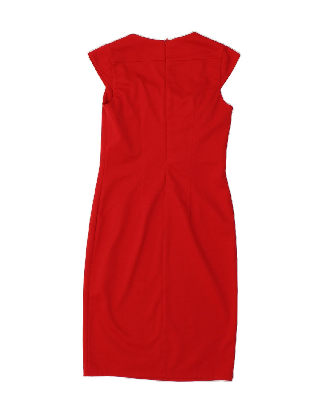 NUMOCO Womens Sheath Dress UK 12 Medium Red Polyester Vintage Numoco and Second-Hand Numoco from Messina Hembry 