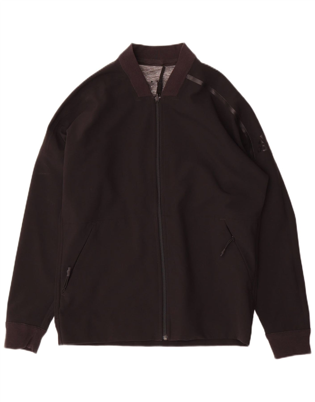 Giacca da ginnastica reversibile da uomo Adidas Small Grey Colourblock