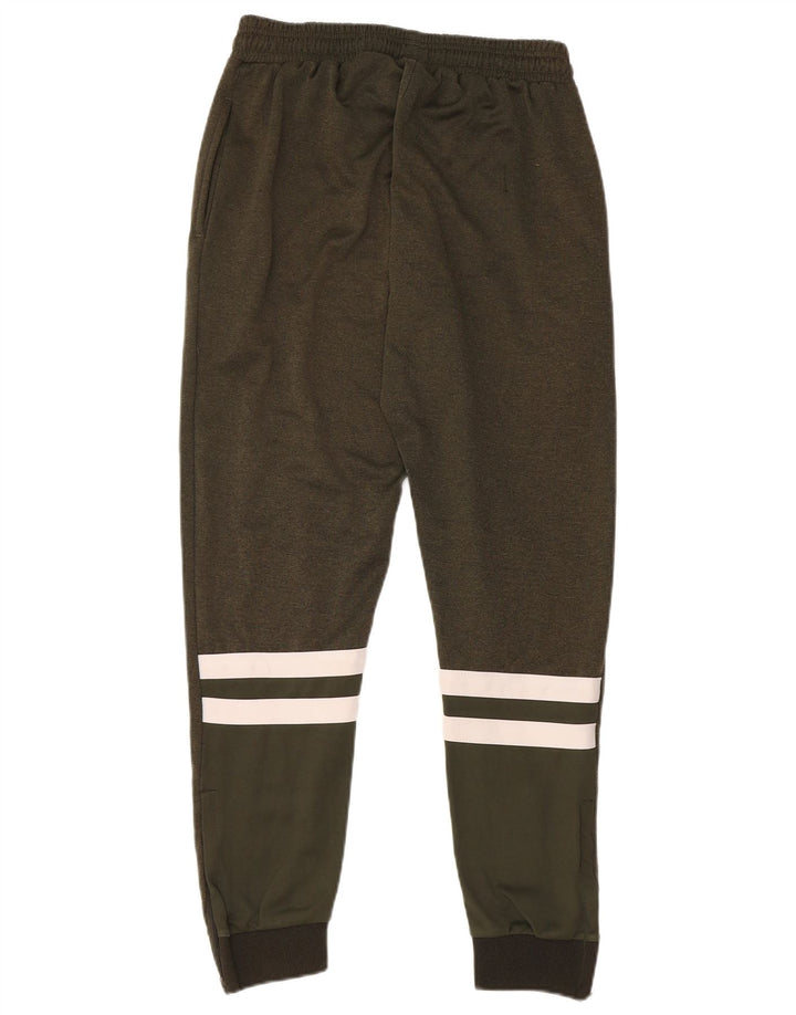 ELLESSE Pantaloni da tuta da uomo Joggers Small Poliestere color block kaki