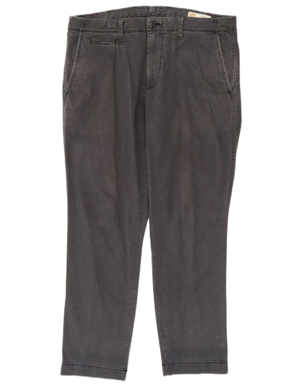 Pantaloni chino slim fit da uomo Gap W34 L30 cotone grigio