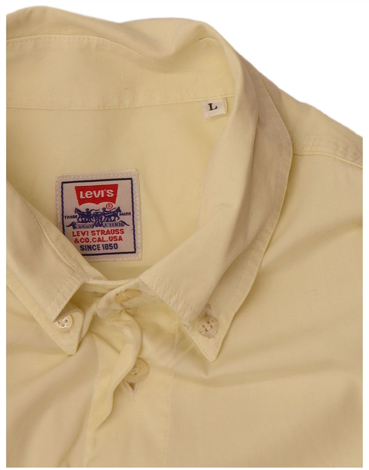 Camicia Levi's da uomo grande gialla