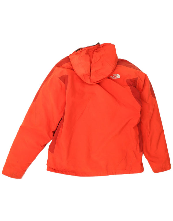 Giacca a vento con cappuccio da uomo The North Face UK 38 Medium Red Colourblock