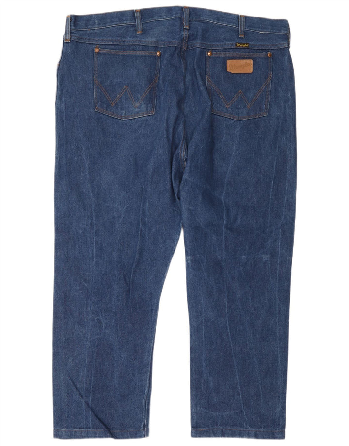 Jeans dritti tagliati da uomo Wrangler W44 L26 Blu