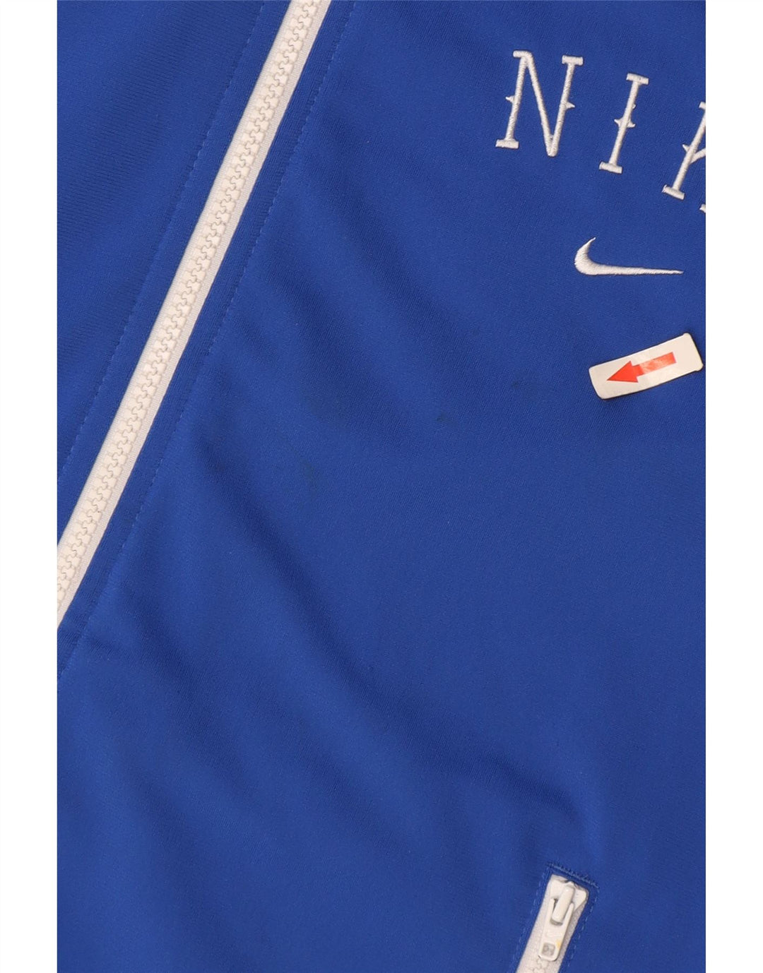 Felpa con cappuccio e zip da donna Nike UK 14 Blu medio