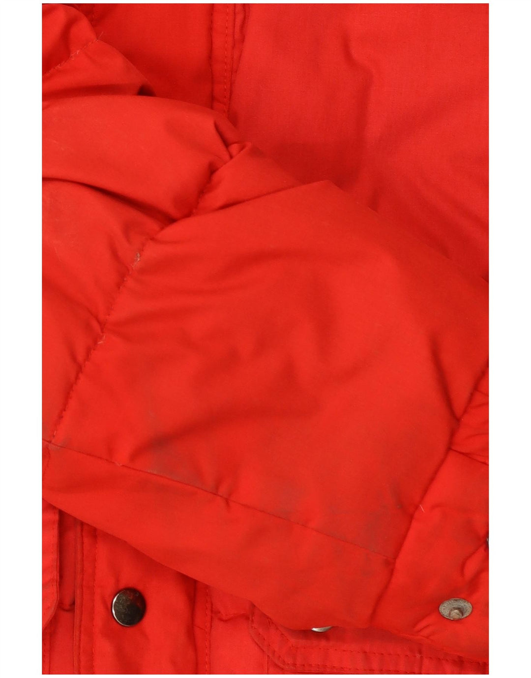 SALEWA Giacca imbottita con cappuccio da uomo UK 40 Large Rosso Colourblock Poliestere