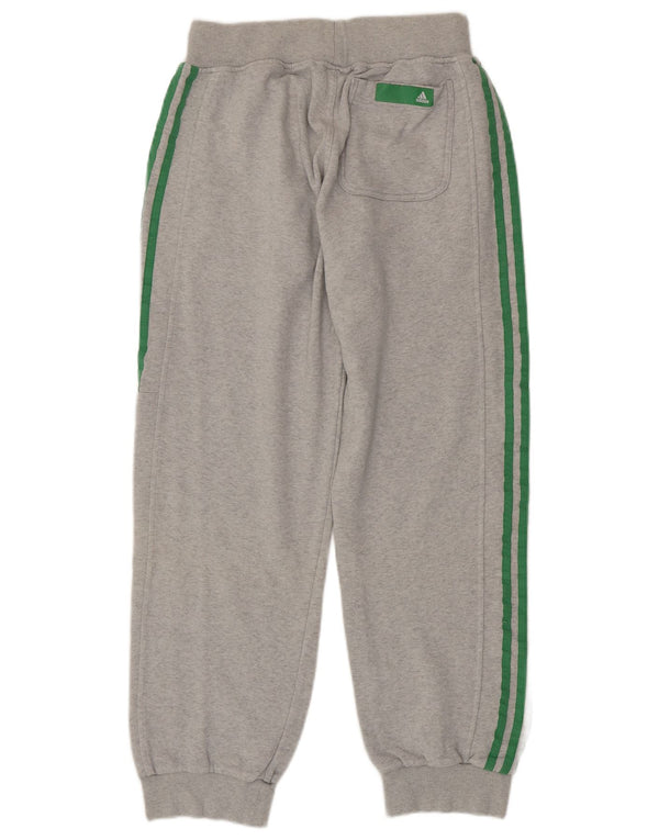 Pantaloni da tuta con grafica Adidas da donna Joggers UK 8 Small Grey Flecked