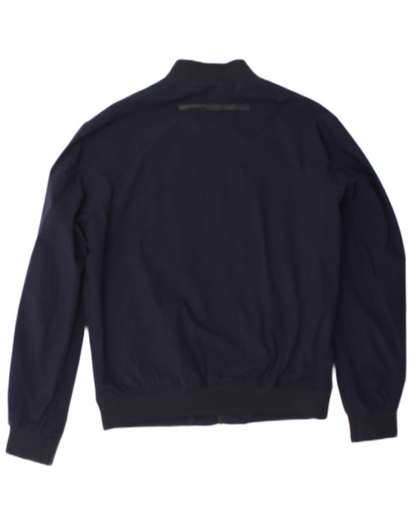Giubbotto bomber da uomo Zara UK 40 grande blu navy