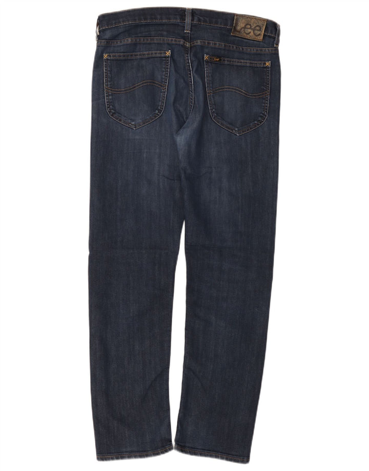 Jeans dritti Lee Daren da donna W33 L30 cotone blu navy