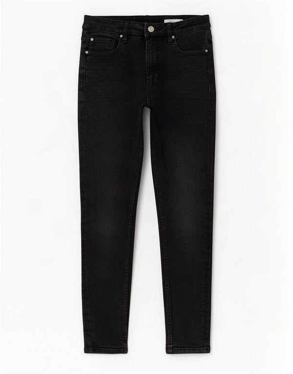 Marks & Spencer Donna The Ivy Skinny Jeans UK 12 Medio W30 L28 Nero