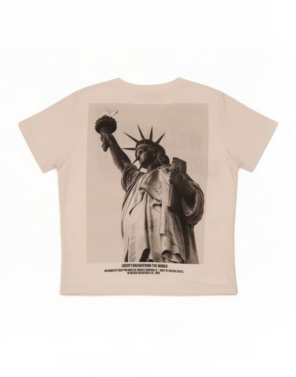 T-shirt grafica oversize da donna Zara UK 10 piccola in cotone bianco