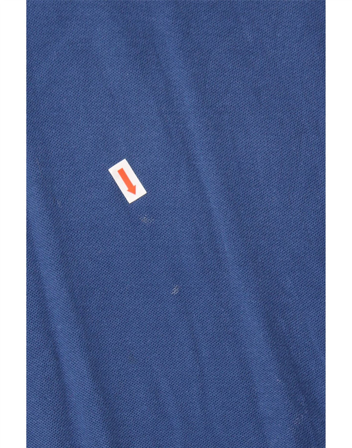 LOTTO Mens Polo Shirt XL Navy Blue Cotton Vintage Lotto and Second-Hand Lotto from Messina Hembry 