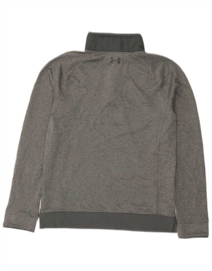 Under Armour Ragazzi Felpa con Collo a Bottoni Maglione 11-12 Anni Grande Grigio