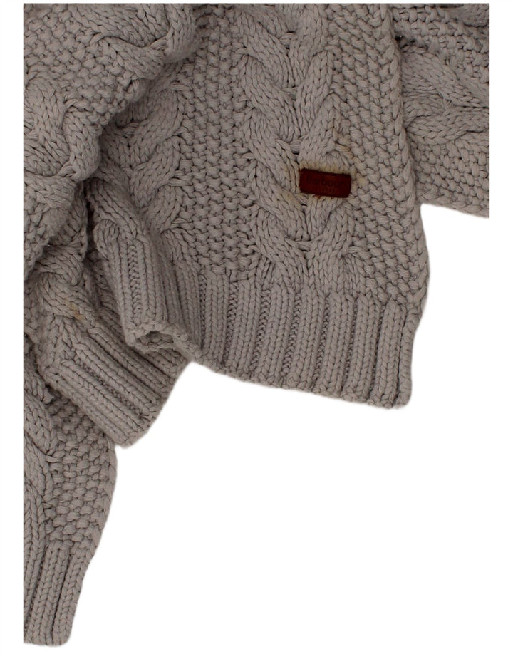 Sciarpa rettangolare in maglia da donna Barbour taglia unica grigia