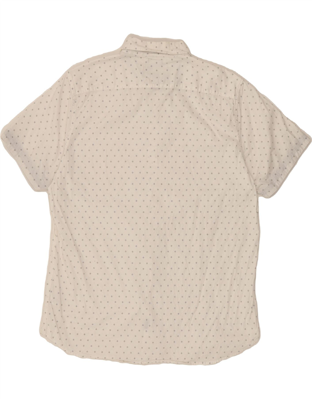 LEE Mens Regular Fit Short Sleeve Shirt XL White Floral Cotton Vintage Lee and Second-Hand Lee from Messina Hembry 