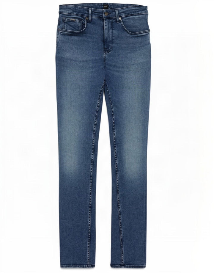 Jeans slim da donna Hugo Boss W32 L32 cotone blu