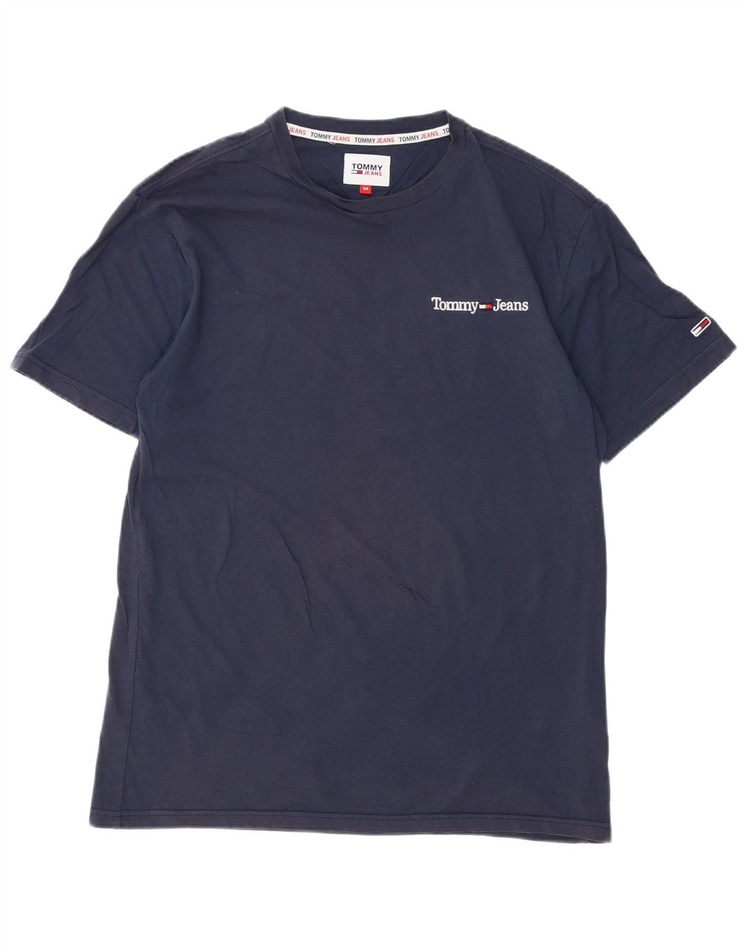 T-shirt da uomo Tommy Hilfiger Top XS blu navy in cotone