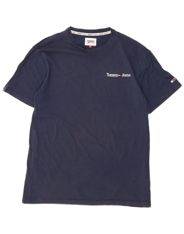 T-shirt da uomo Tommy Hilfiger Top XS blu navy in cotone