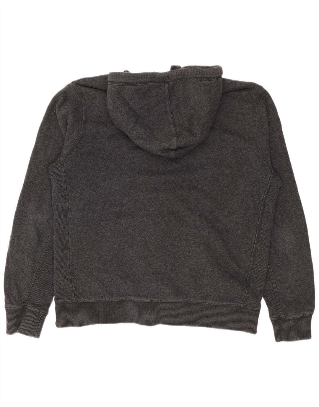 Maglione con cappuccio e zip da uomo Fat Face grande in cotone grigio