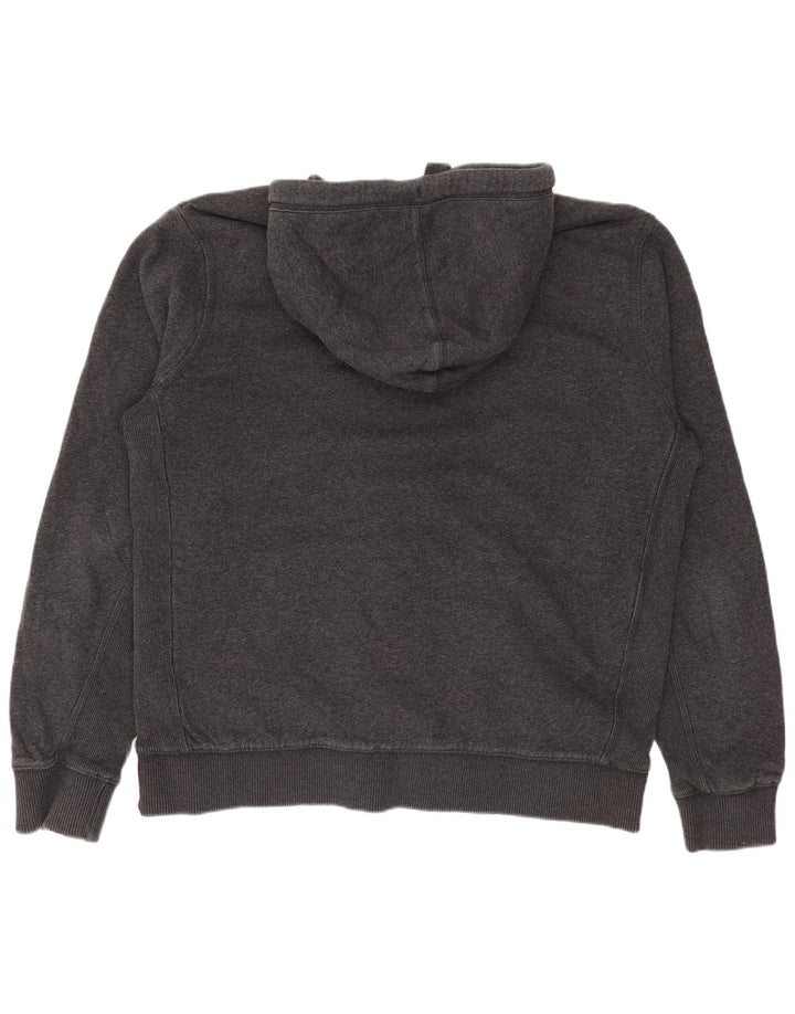 Maglione con cappuccio e zip da uomo Fat Face grande in cotone grigio
