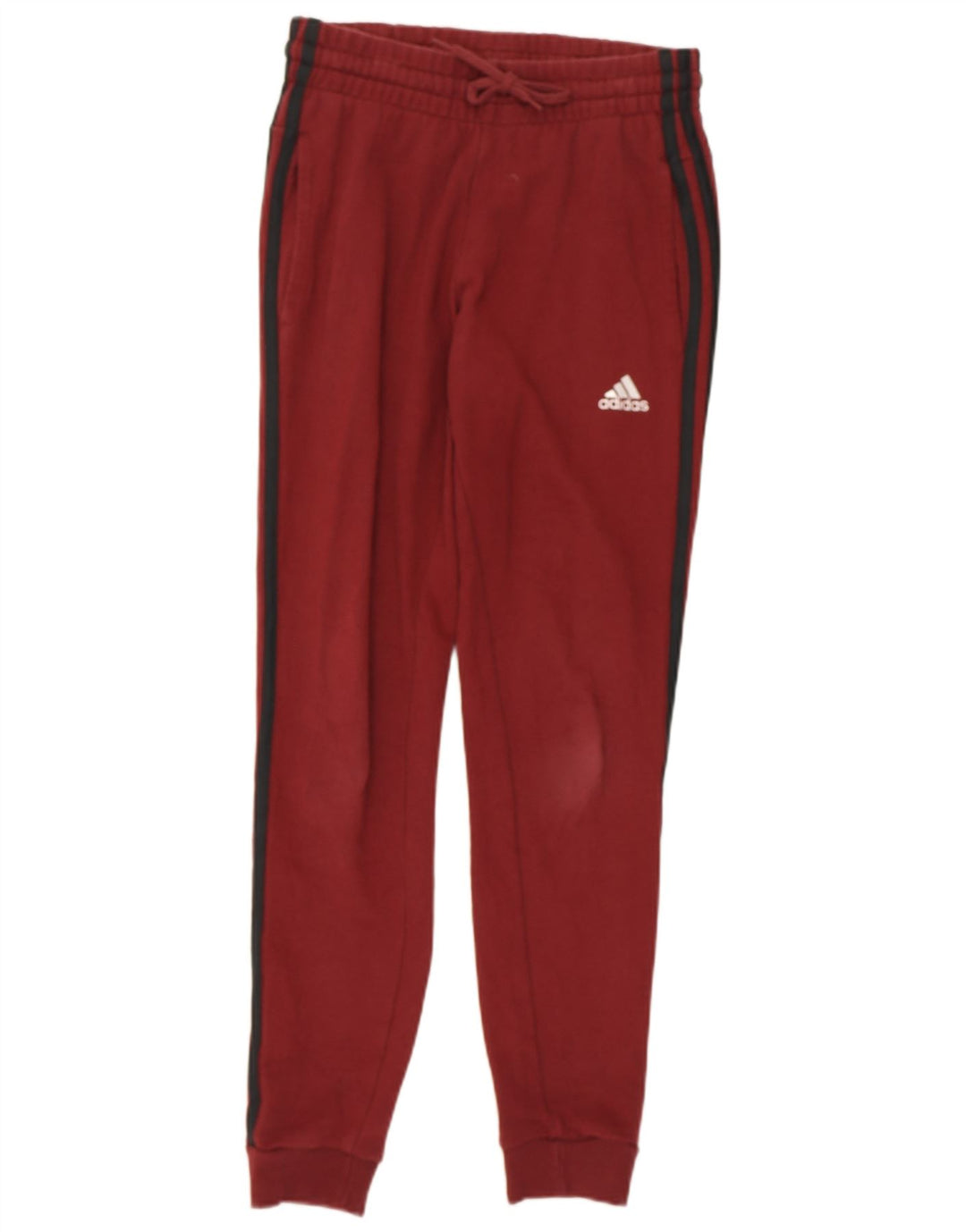 Pantaloni da tuta da donna ADIDAS Joggers UK 4/6 XS Borgogna Cotone