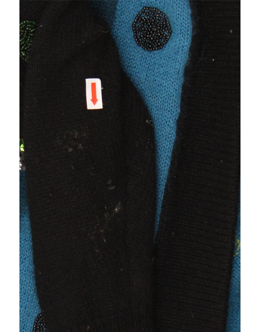 TOPLIKE Maglione cardigan lungo oversize da donna EU 40 Blu medio