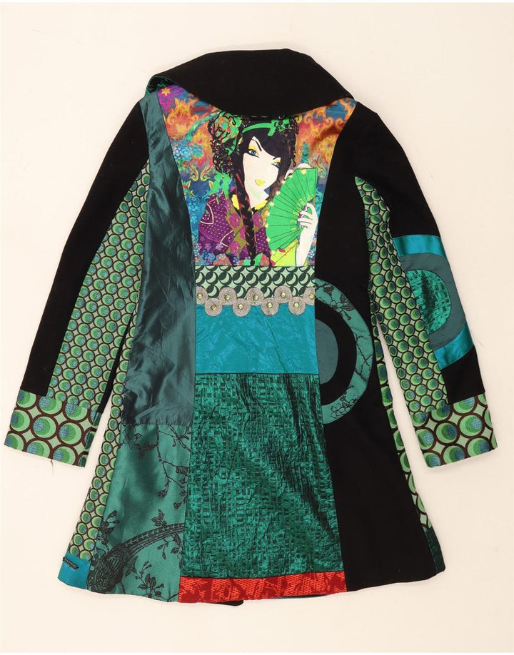 Cappotto doppiopetto da donna Desigual EU 40 medio multicolore