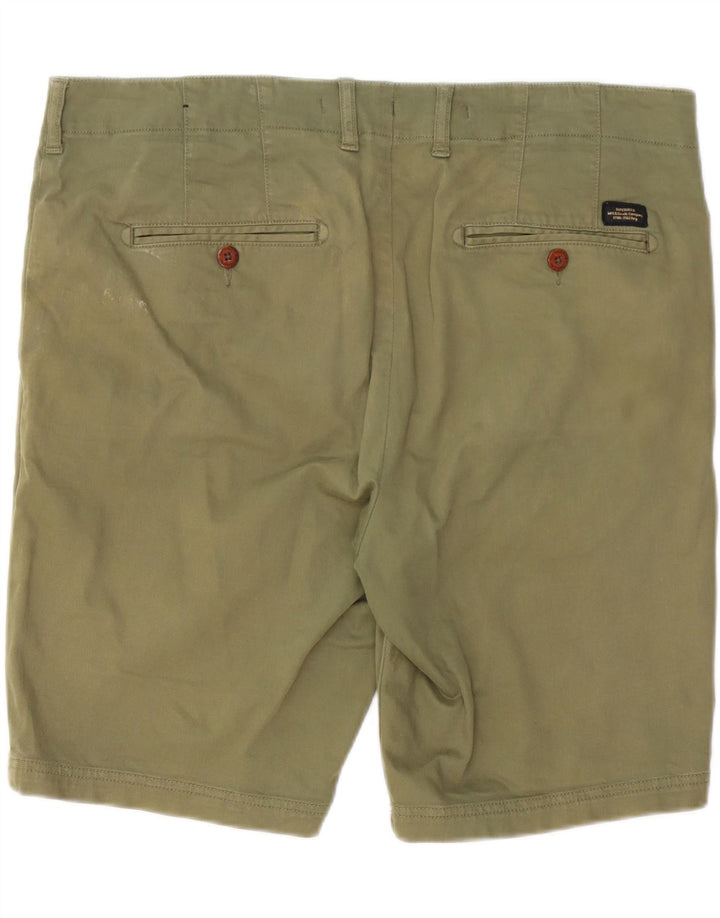 Pantaloncini chino da uomo SUPERDRY W36 grandi cotone kaki