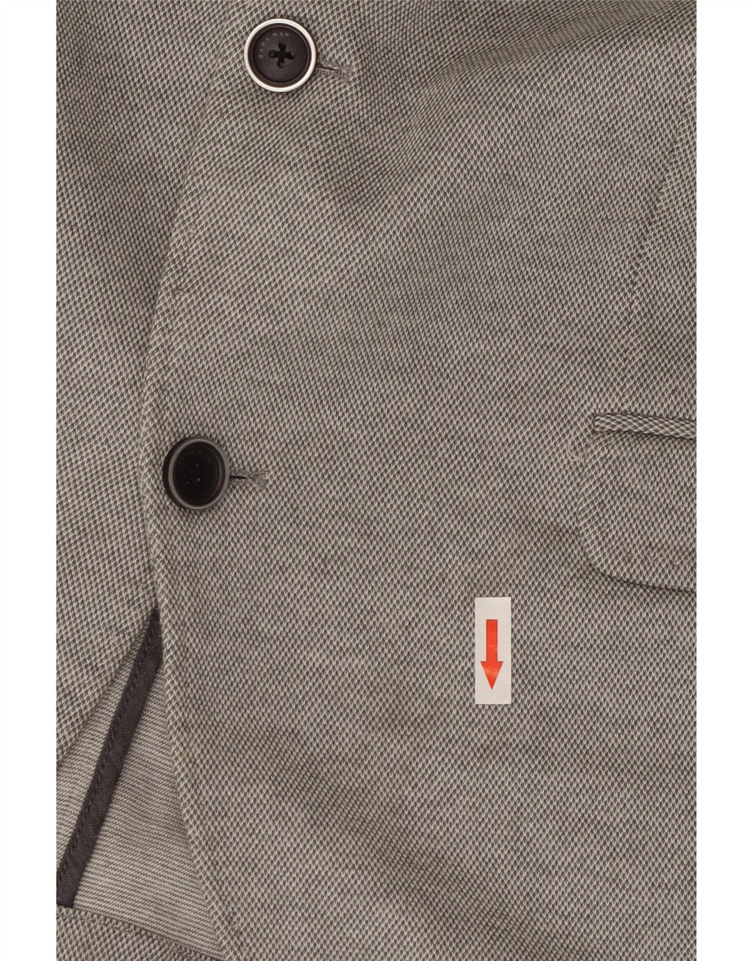 Giacca blazer da uomo a 2 bottoni Zara EU 56 XL poliestere grigio