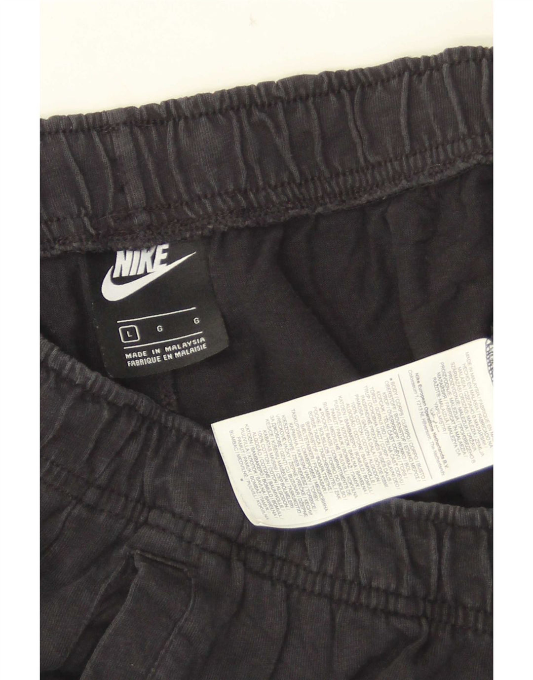 Pantaloncini sportivi Nike da uomo grandi in cotone nero