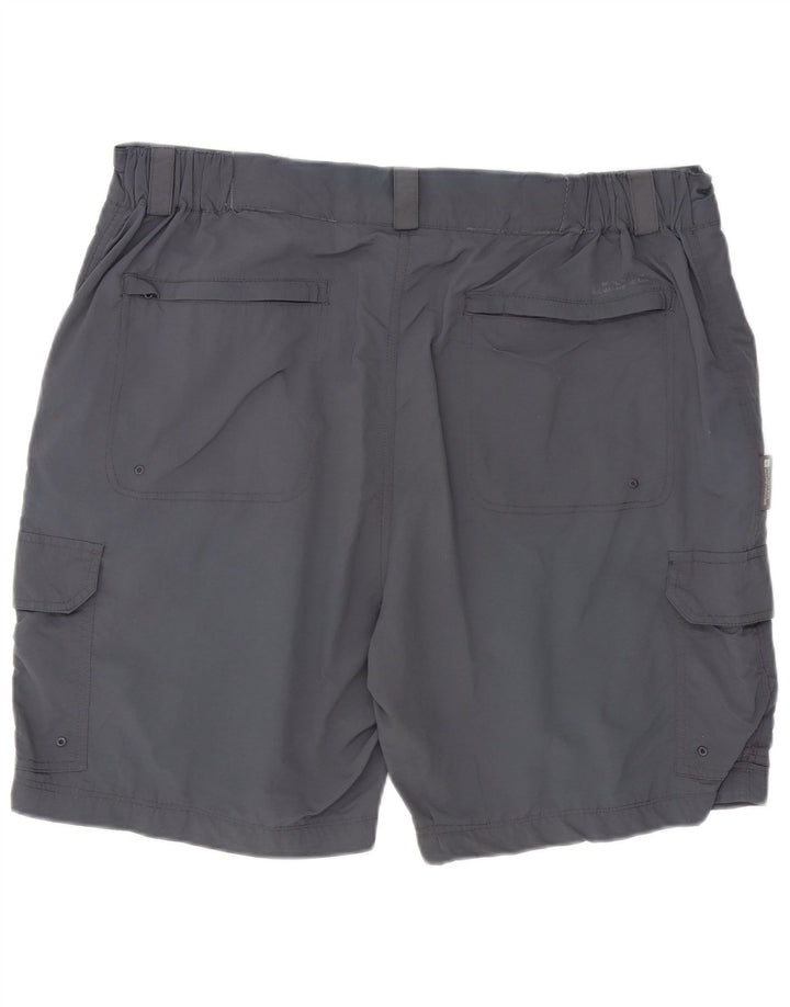 Pantaloncini cargo da uomo Mountain Warehouse W40 XL in nylon grigio