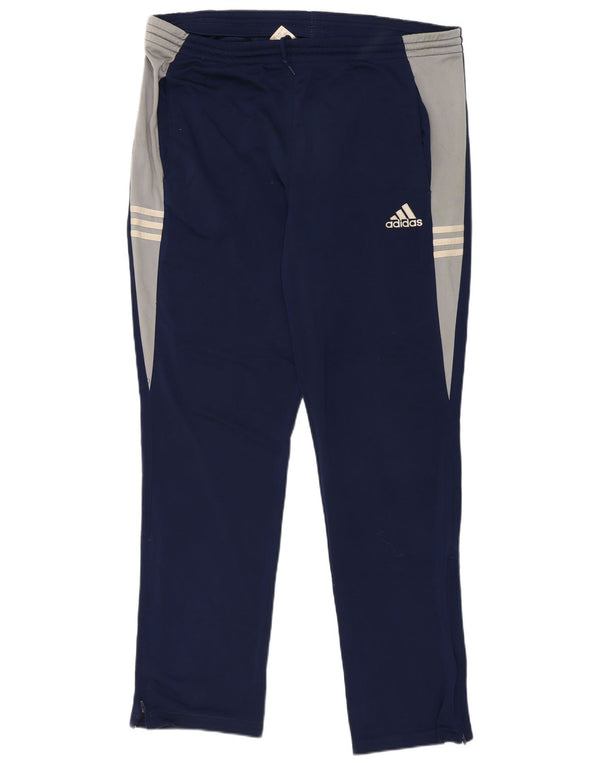 Pantaloni da tuta da uomo Adidas 2XL Poliestere color block blu navy