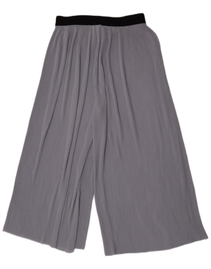 Pantaloni Zara da donna Culotte Capri medi W28 L21 Blu Colourblock