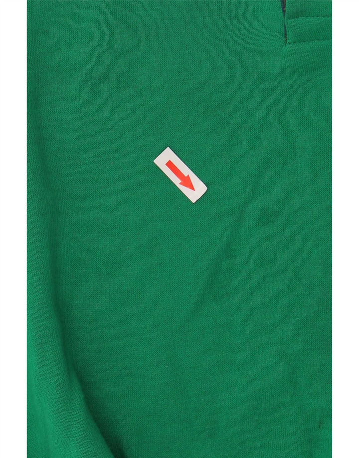 Sergio Tacchini Felpa da uomo con collo alto Maglione piccolo verde color block