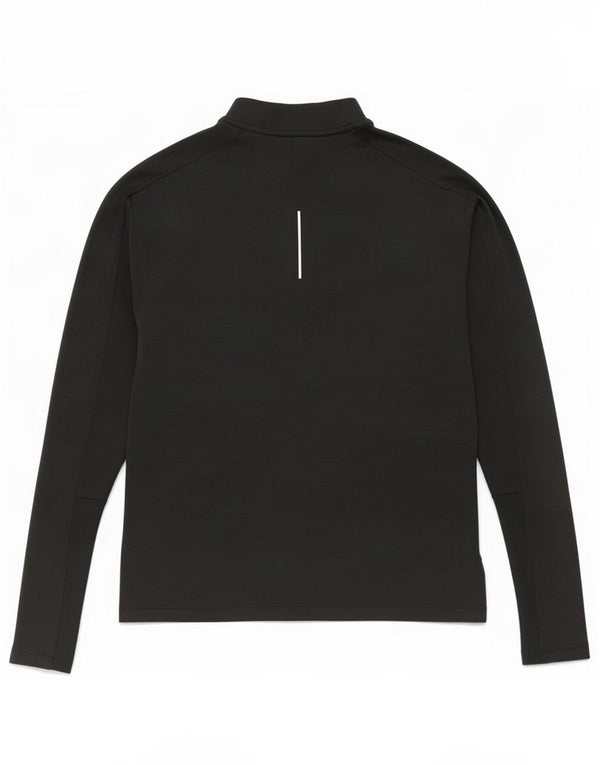Maglia da tuta pullover con zip e collo Nike Dri Fit da uomo XS poliestere nero