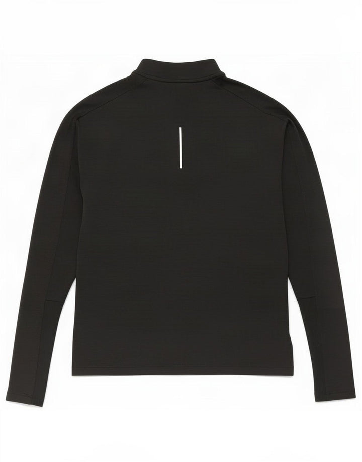 Maglia da tuta pullover con zip e collo Nike Dri Fit da uomo XS poliestere nero