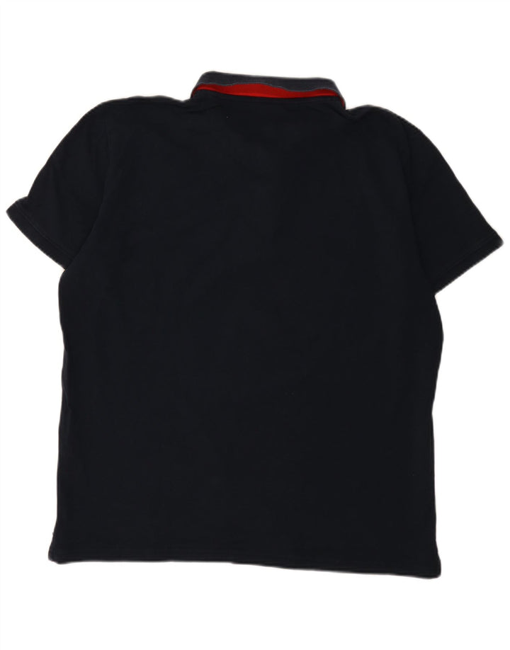 Polo da uomo Tom Tailor XL in cotone blu navy