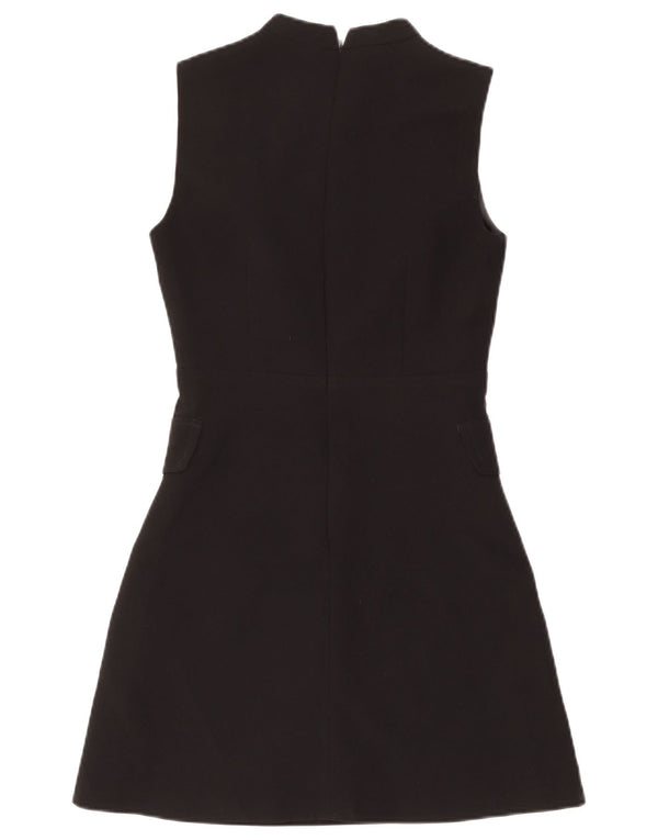 Abito tubino senza maniche da donna Oasis UK 8 piccolo poliestere nero