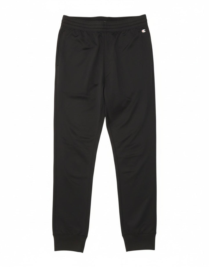 CHAMPION Womens Tracksuit Trousers Joggers UK 14 Large  Black Polyester Vintage Champion and Second-Hand Champion from Messina Hembry 