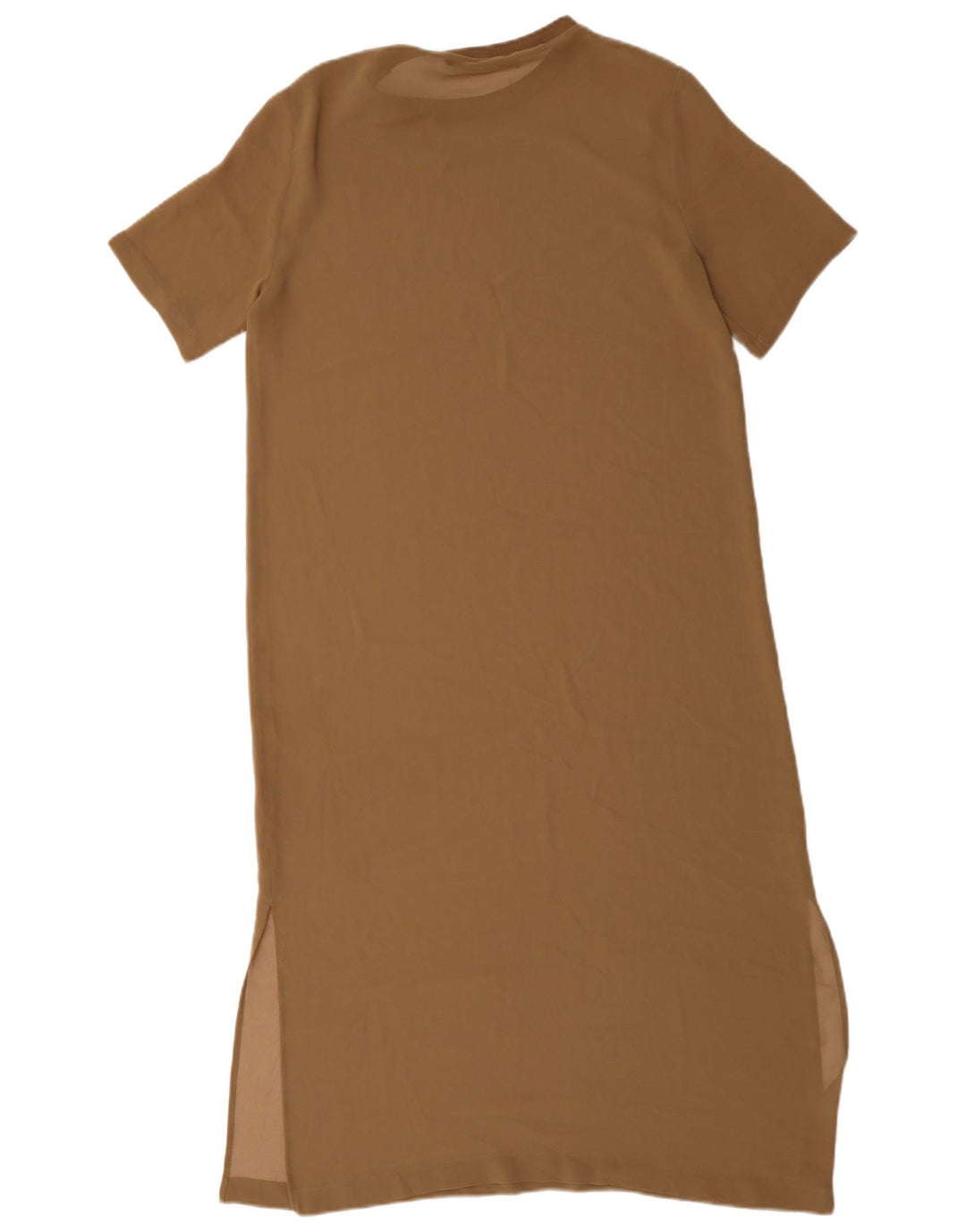 Vestito lungo Zara da donna UK 14 beige medio
