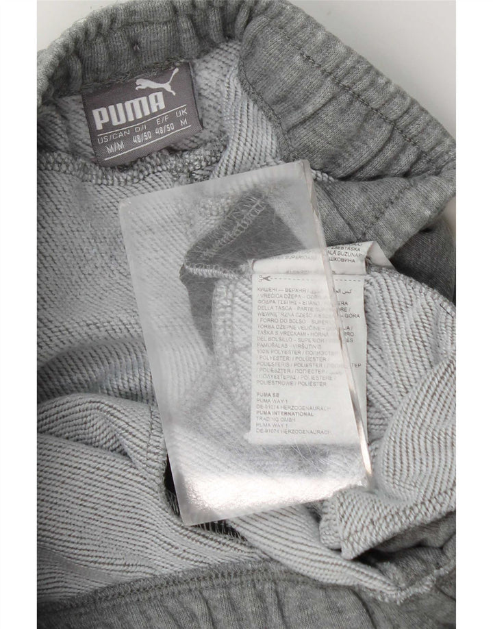 Pantaloni da tuta grafica da uomo Puma Joggers grigio medio color block