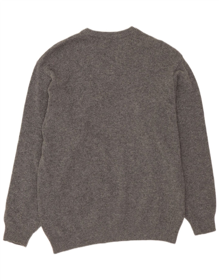 SERGIO TACCHINI Maglione da uomo con scollo a V grande grigio