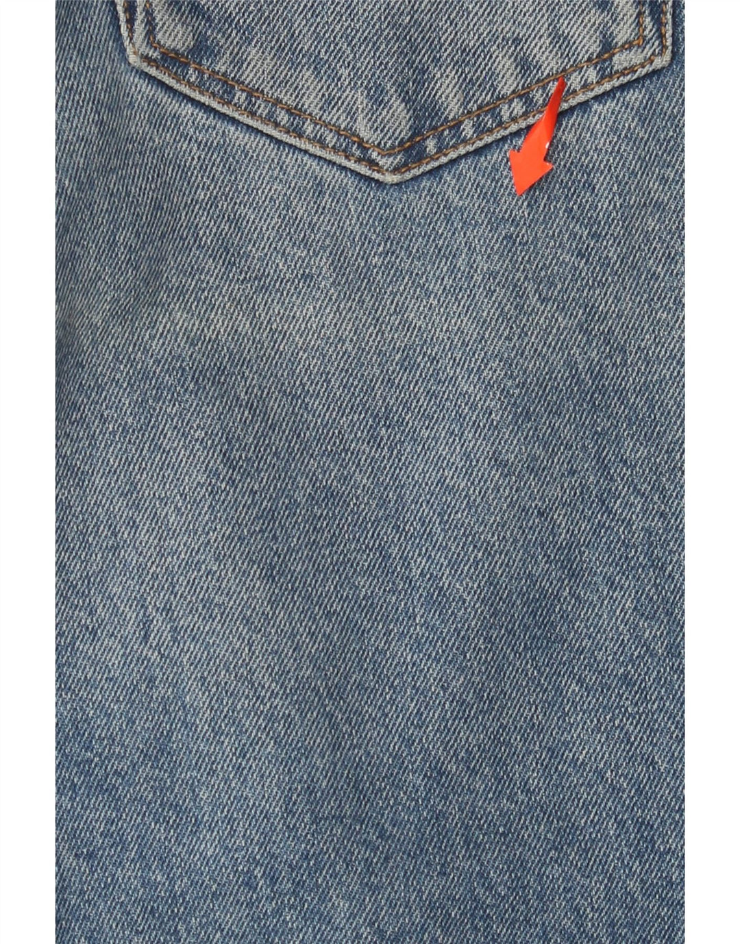 Jeans ZARA da donna a gamba larga con taglio invecchiato EU 40 medio W30 L25 blu