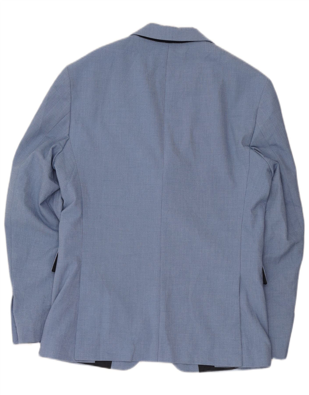 Giacca blazer a 2 bottoni da uomo Zara EU 48 poliestere blu medio