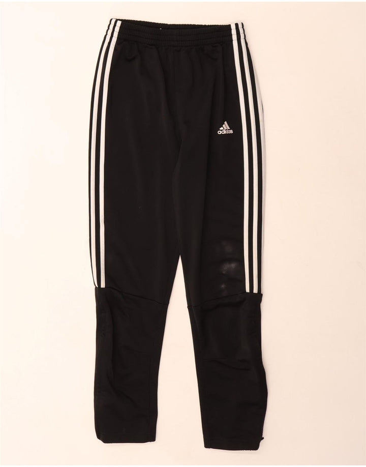 Pantaloni della tuta da ragazzo Adidas 13-14 anni in poliestere nero