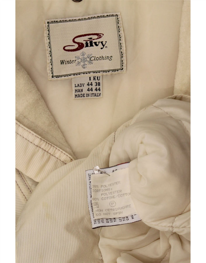 Giacca anorak da donna con cappuccio Silvy EU 38 medio bianco sporco Paisley