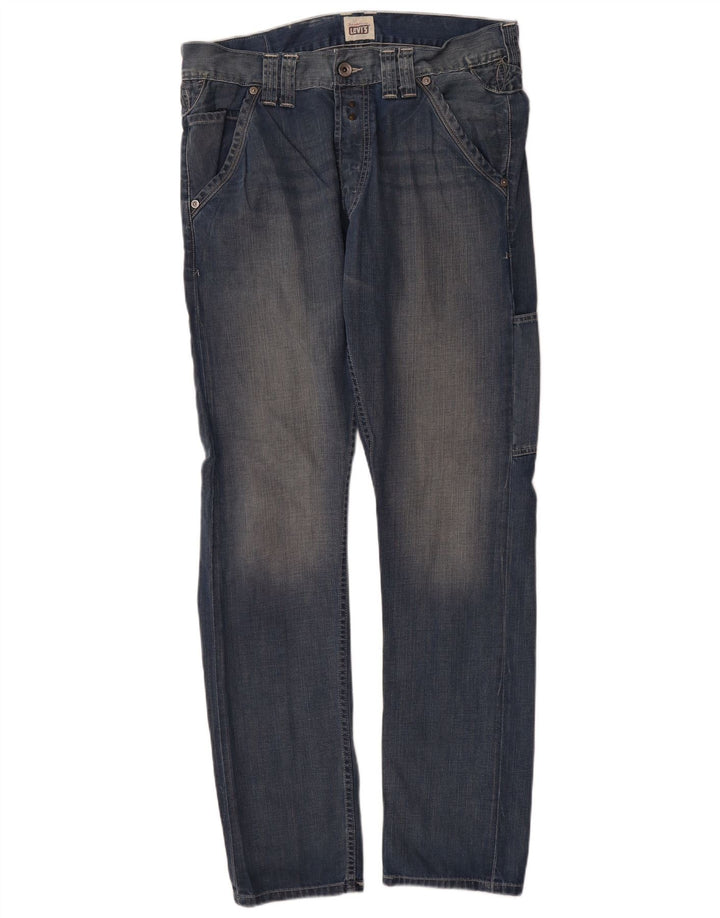 Jeans Levi's Uomo Cargo Slim W36 L34 Blu