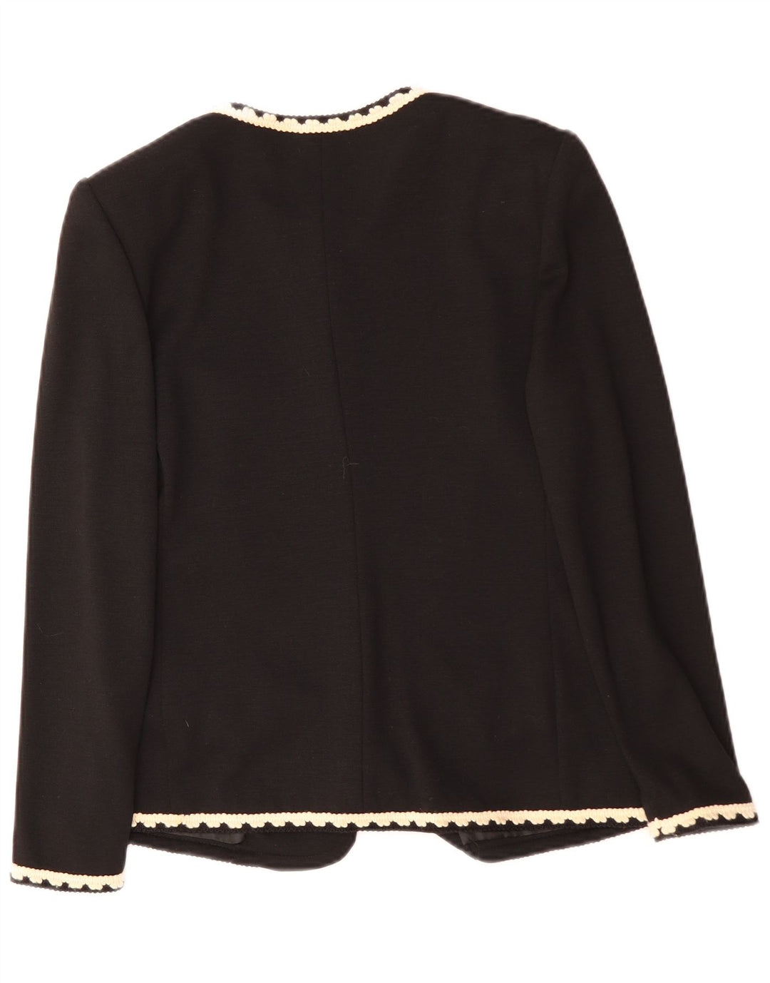 LUISA SPAGNOLI Giacca Blazer a 5 Bottoni da Donna IT 44 Acetato Medio Nero