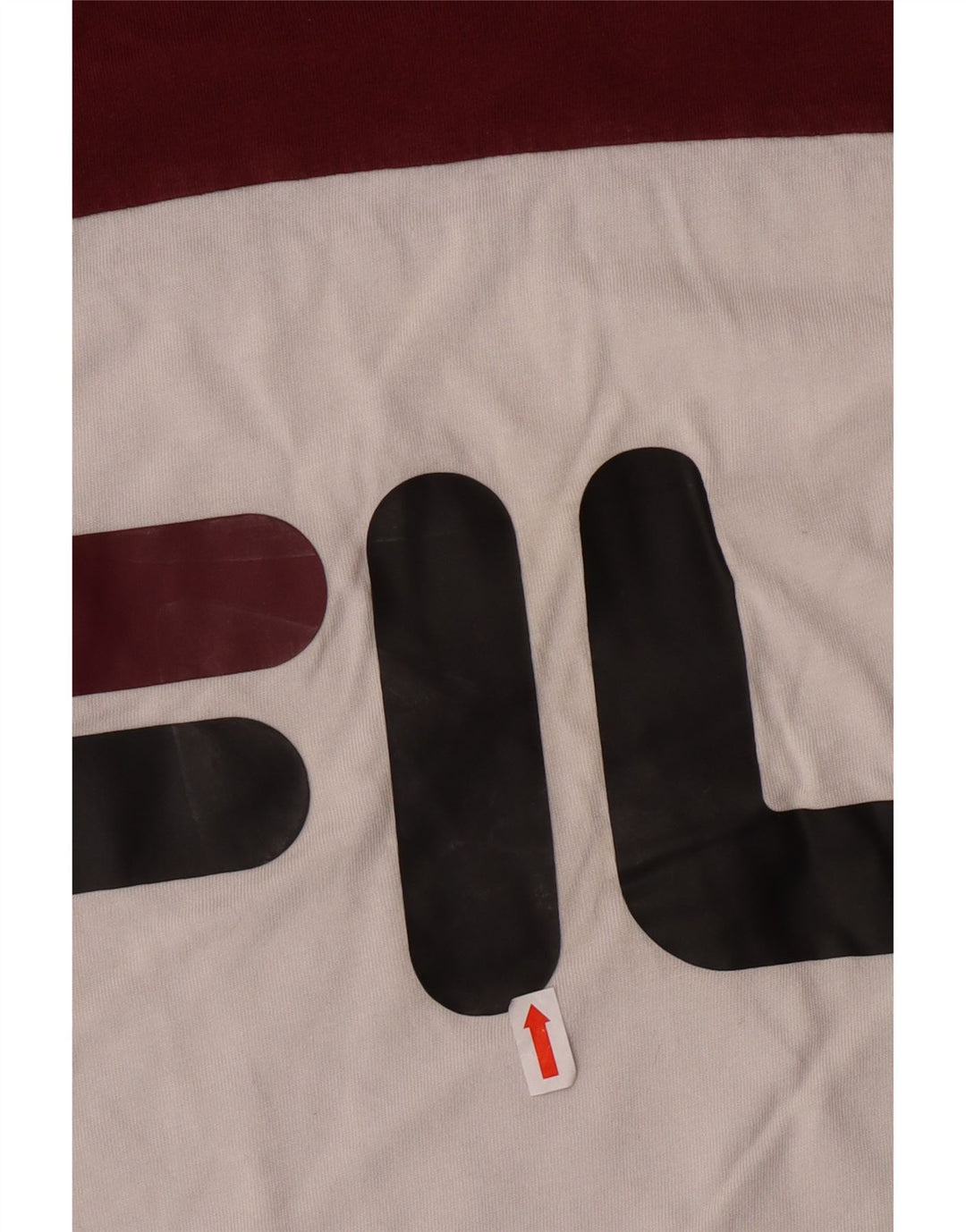 FILA Mens Graphic T-Shirt Top Medium Multicoloured Colourblock Cotton
